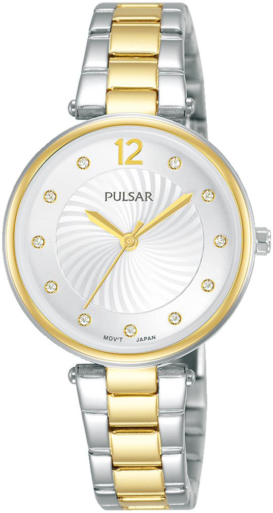 Pulsar Damklocka PH8492X1 Silverfärgad/Gulguldtonat stål Ø30 mm - Pulsar