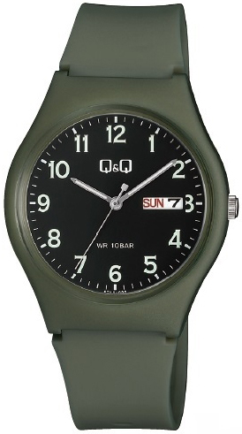 Q&Q Herrklocka A212J008Y Classic Svart/Gummi Ø38 mm - Q&Q