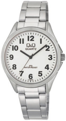 Q&Q Herrklocka C192J204Y Classic Vit/Stål Ø38 mm - Q&Q