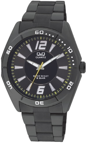 Q&Q Herrklocka Q470J402Y Classic Svart/Stål Ø40 mm - Q&Q