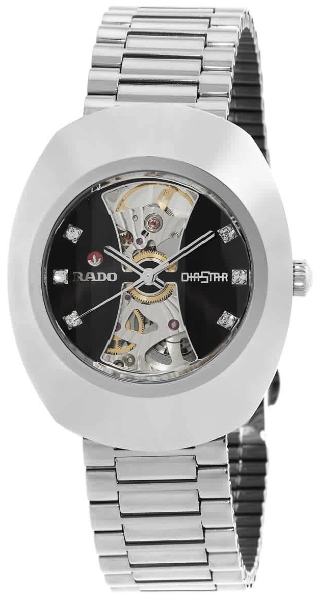 Rado R12063103 Diastar Svart/Stål Ø35 mm - Rado