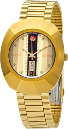 Rado Herrklocka R12413343 Diastar Original Flerfärgad/Gulguldtonat - Rado