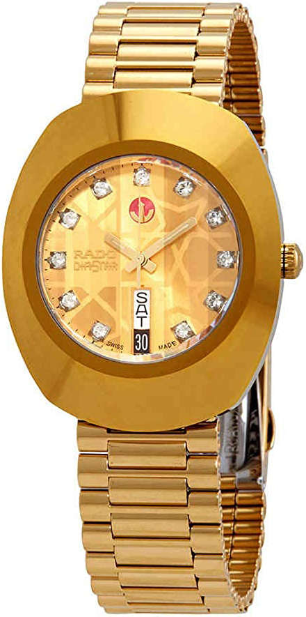 Rado Herrklocka R12413503 Diastar Original Guld/Gulguldtonat stål - Rado