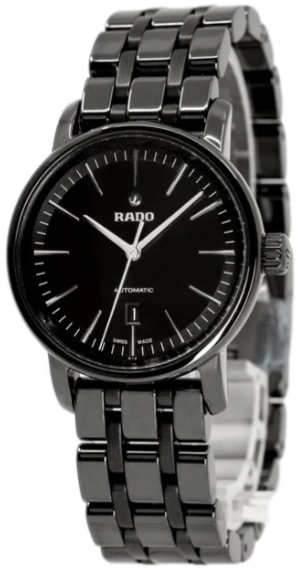 Rado Damklocka R14043182 Diamaster Svart/Keramik Ø33 mm - Rado