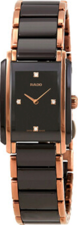 Rado Damklocka R20201712 Integral Svart/Roséguldstonat stål - Rado