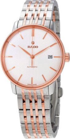 Rado Herrklocka R22860027 Coupole Vit/Roséguldstonat stål Ø38 mm - Rado