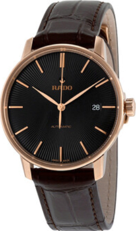 Rado Herrklocka R22861165 Coupole Svart/Läder Ø38 mm - Rado