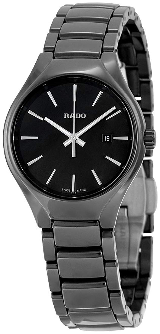 Rado Damklocka R27059152 Ceramica Svart/Keramik &Oslash;30 mm
