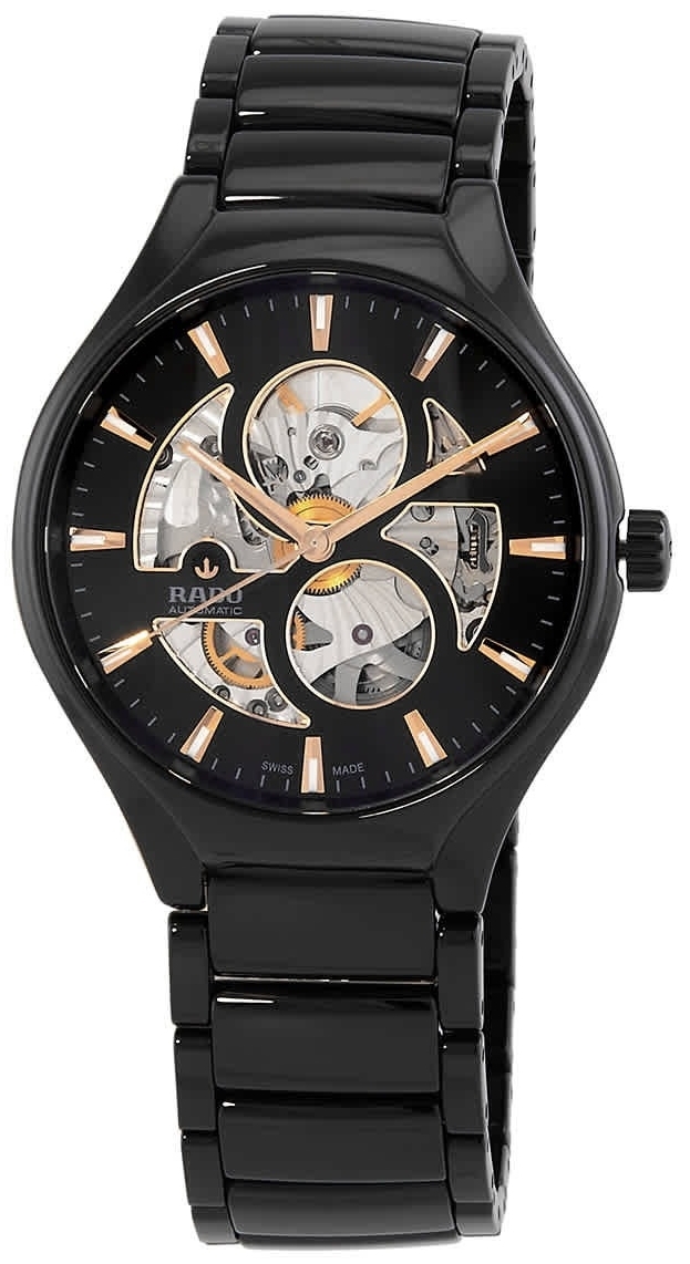 Rado R27107172 True Square Svart/Keramik Ø40 mm - Rado