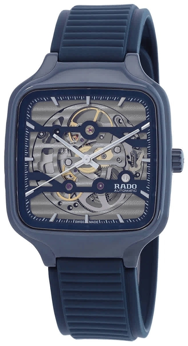 Rado R27178205 True Square Skelettskuren/Gummi - Rado