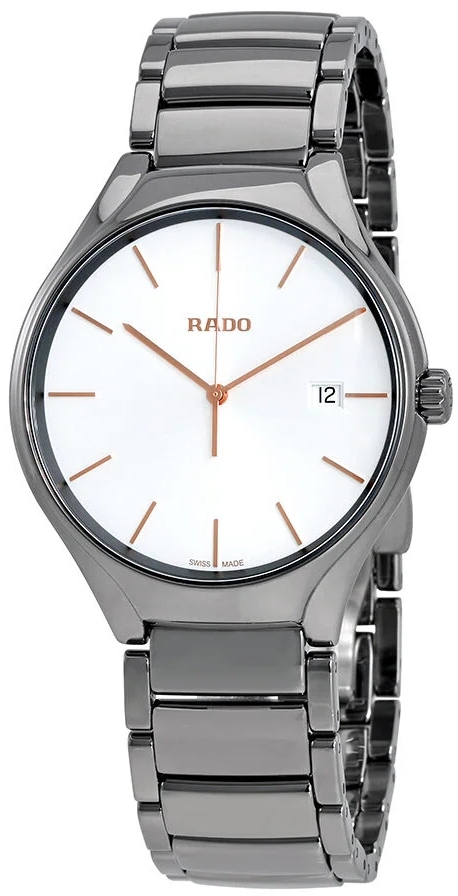 Rado Herrklocka R27239102 True Vit/Keramik Ø40 mm - Rado