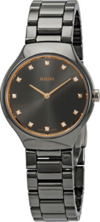 Rado Damklocka R27956722 True Grå/Keramik Ø30 mm - Rado