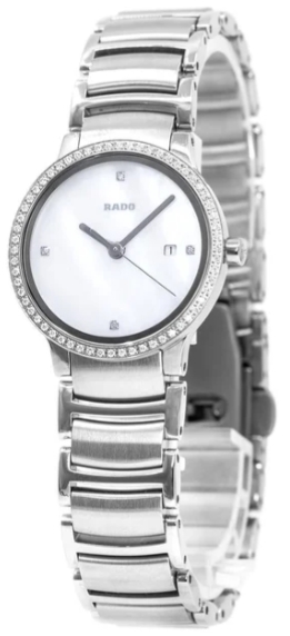 Rado Damklocka R30936903 Centrix Vit/Stål Ø28 mm - Rado
