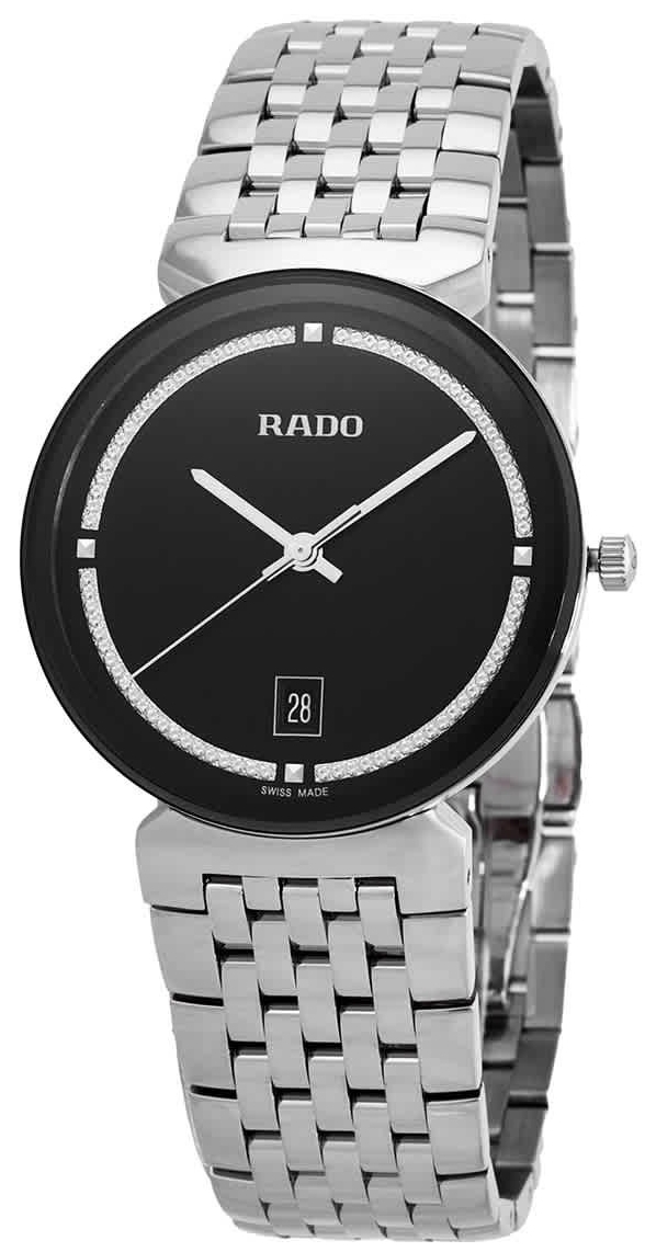 Rado R48912163 Florence Svart/Stål Ø38 mm - Rado