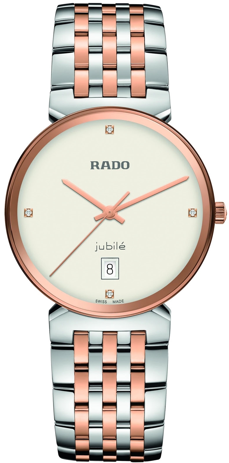 Rado Damklocka R48912723 Florence Vit/Stål Ø38 mm - Rado
