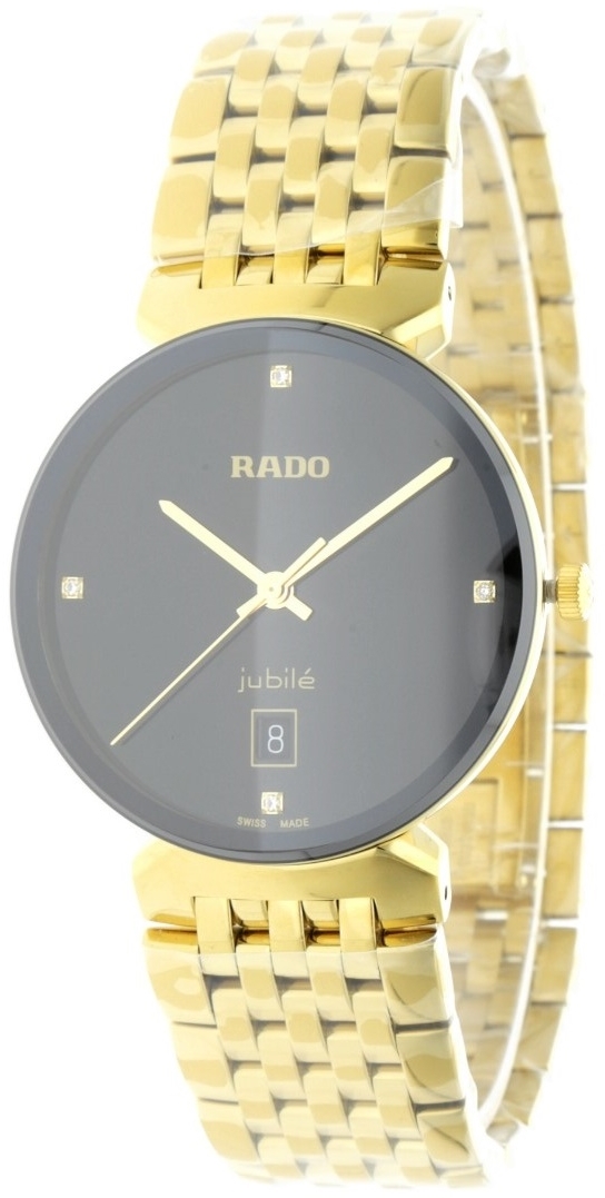 Rado R48914703 Florence Svart/Gulguldtonat stål Ø38 mm - Rado