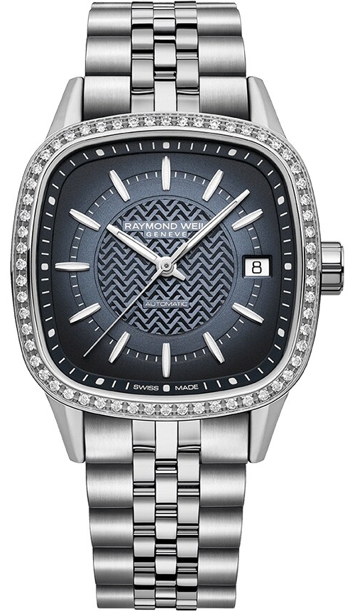 Raymond Weil Damklocka 2490-STS-50051 Freelancer Blå/Stål 34.5x34.5 - Raymond Weil