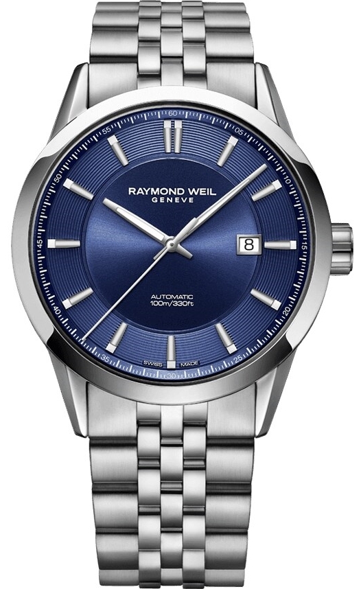 Raymond Weil Herrklocka 2731-ST-50001 Freelancer Blå/Stål Ø42 mm - Raymond Weil