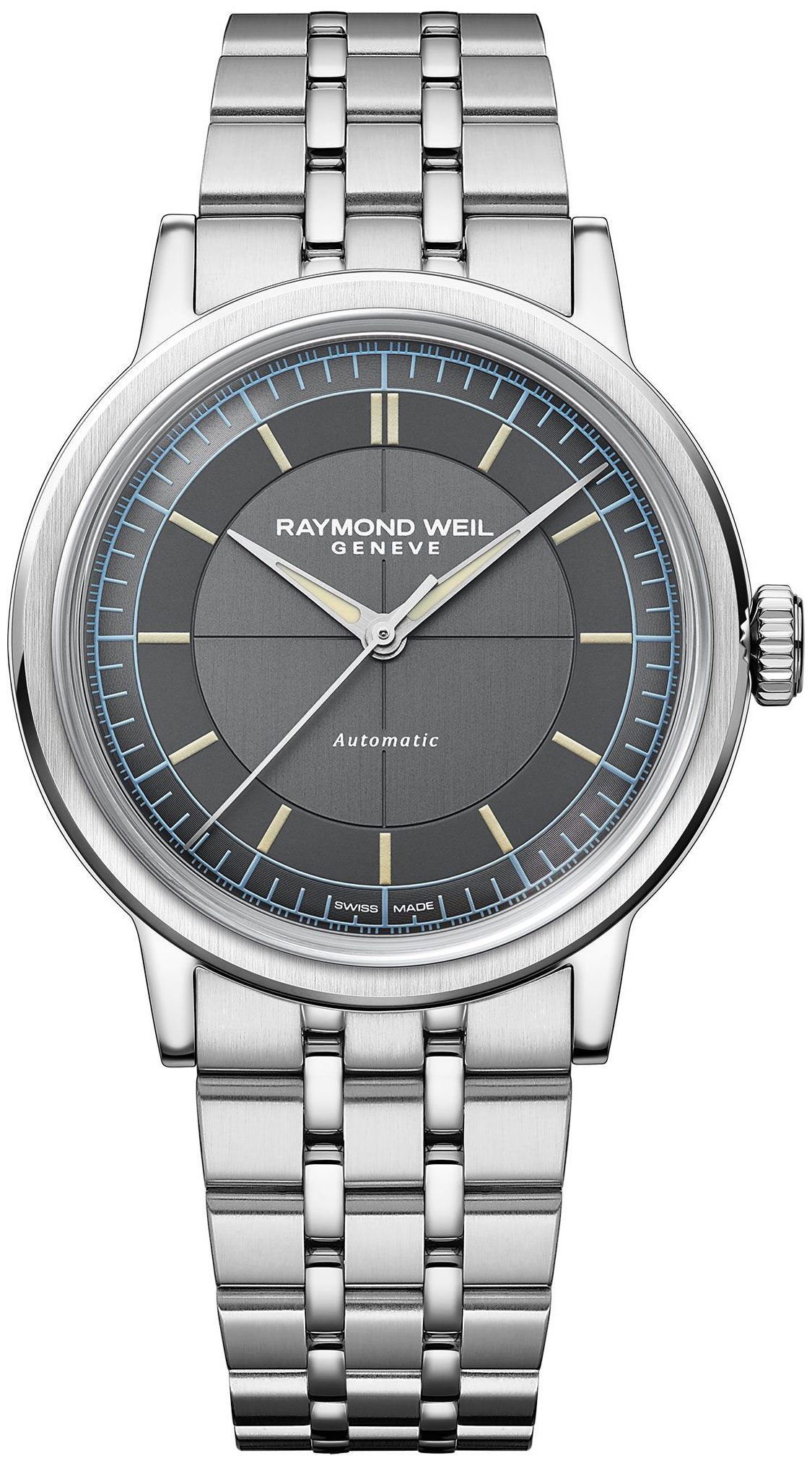 Raymond Weil Herrklocka 2925-ST-60011 Millesime Gr&aring;/St&aring;l &Oslash;39 mm