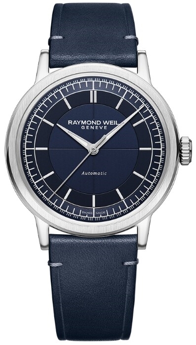 Raymond Weil Herrklocka 2925-STC-50001 Millesime Blå/Läder Ø39.5 mm - Raymond Weil