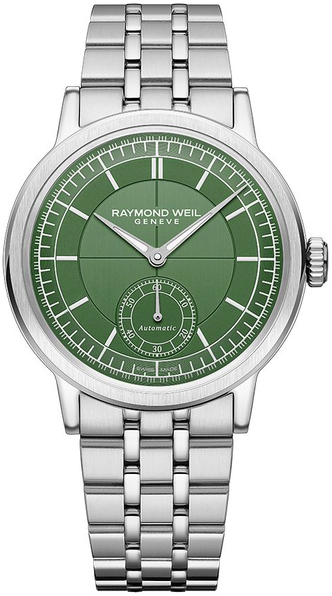 Raymond Weil Herrklocka 2930-ST-52001 Millesime Gr&ouml;n/St&aring;l &Oslash;39.5 mm