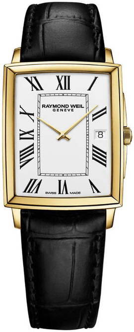 Raymond Weil Herrklocka 5425-PC-00300 Toccata Vit/Läder - Raymond Weil