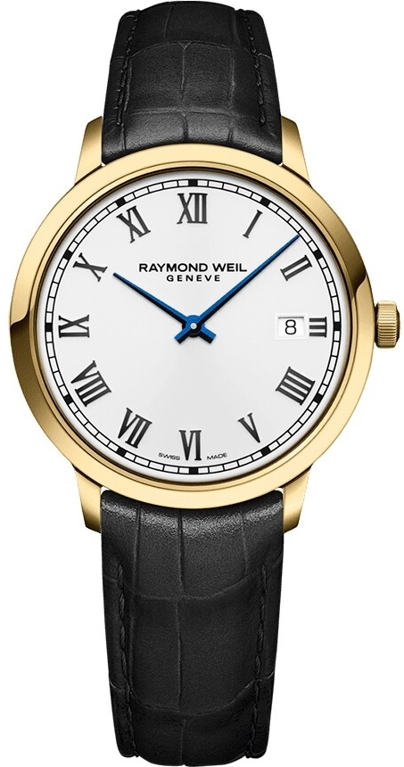 Raymond Weil Herrklocka 5485-PC-00359 Toccata Vit/Läder Ø39 mm - Raymond Weil