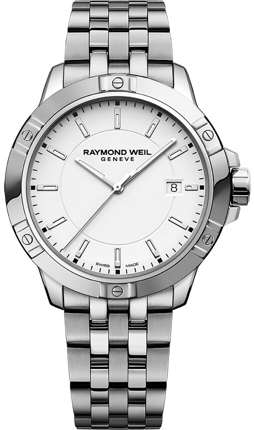 Raymond Weil Herrklocka 8160-ST-30041 Tango Vit/Stål Ø41 mm - Raymond Weil