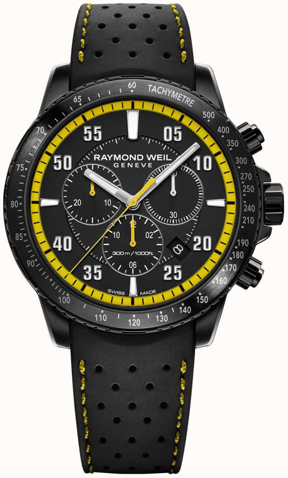 Raymond Weil Herrklocka 8570-BKR-05275 Tango Svart/Gummi Ø43 mm - Raymond Weil