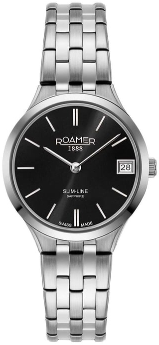Roamer Monza Damklocka 512857-41-55-20 Slim-Line Svart/Stål Ø30 mm - Roamer Monza