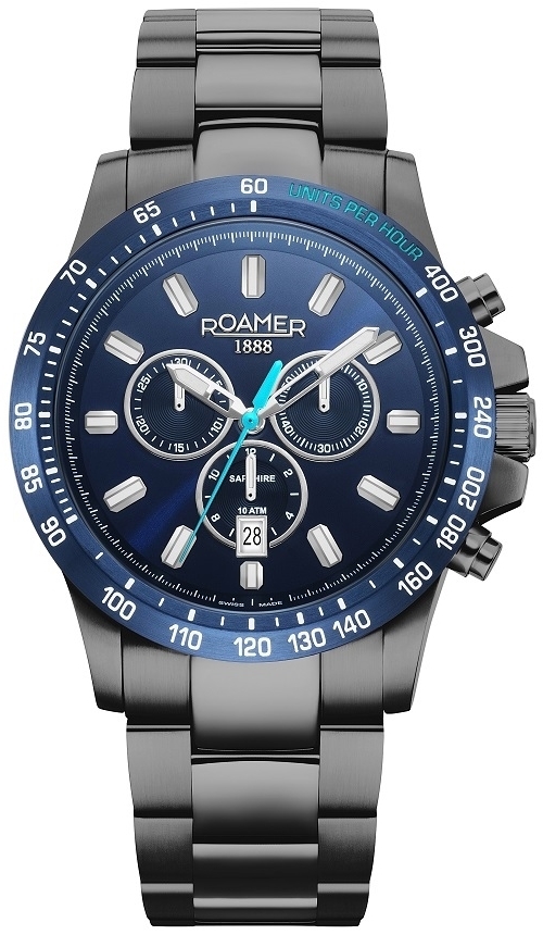 Roamer Monza Herrklocka 861837-44-45-20 Rimini Blå/Stål Ø45 mm - Roamer Monza