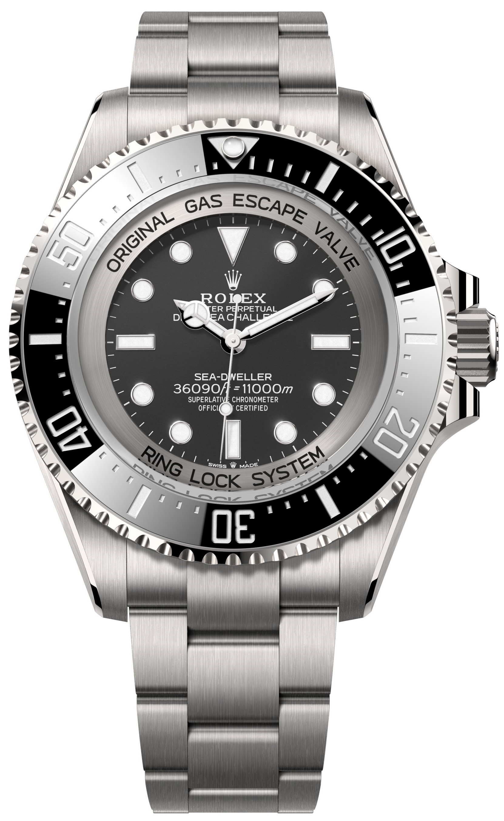 Rolex Herrklocka 126067-0001 Deep Sea Svart/Titan Ø50 mm - Rolex