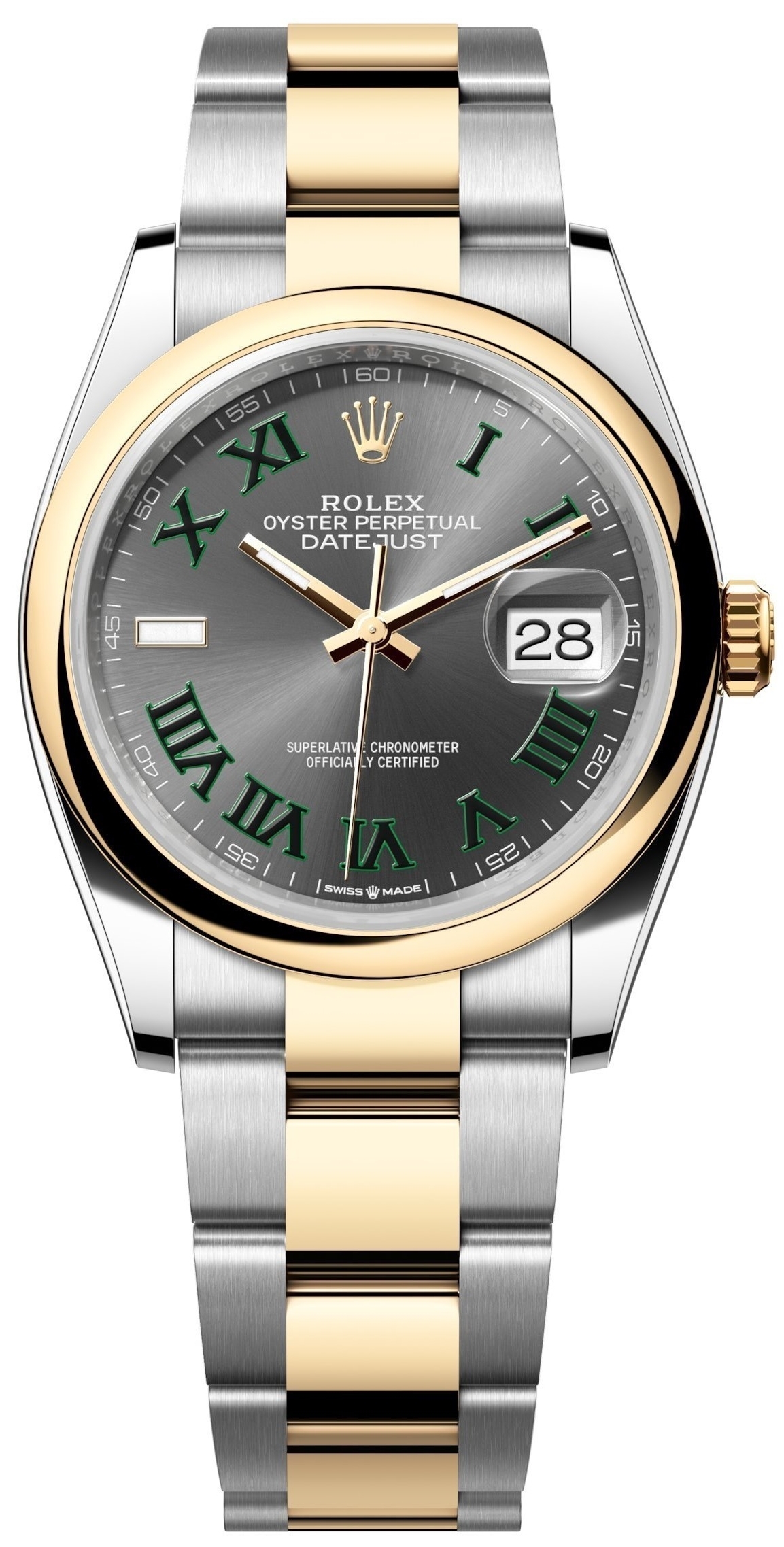 Rolex Herrklocka 126203-0036 Datejust 36 Grå/Stål Ø36 mm - Rolex