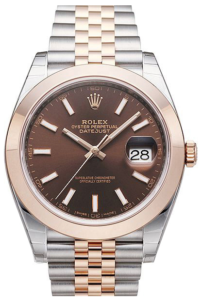 Rolex Datejust 41 Herrklocka 126301-0002 Brun/18 karat roséguld Ø41 mm