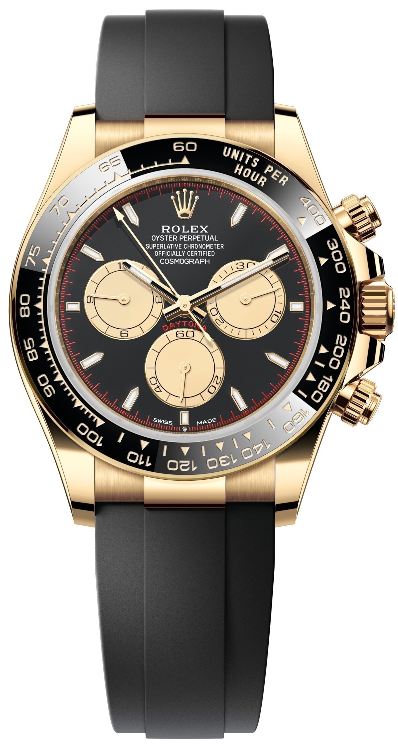 Rolex Herrklocka 126518LN-0004 Cosmograph Daytona Svart/Gummi Ø40 mm - Rolex