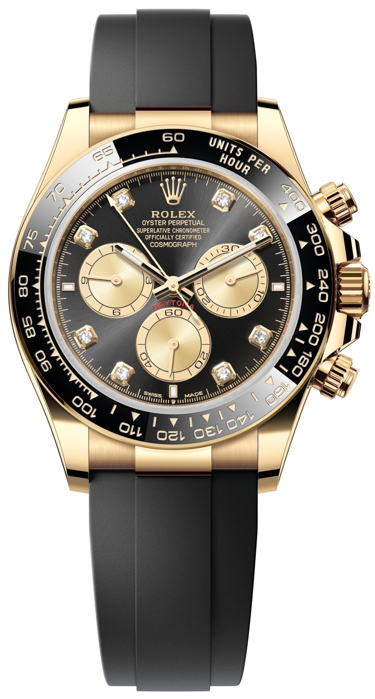 Rolex Herrklocka 126518LN-0006 Cosmograph Daytona Svart/Gummi Ø40 mm - Rolex