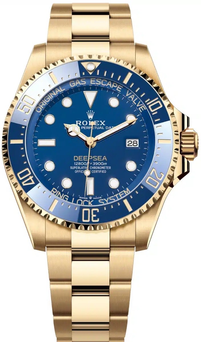 Rolex 136668LB-0001 Deep Sea Blå/18 karat gult guld Ø44 mm - Rolex