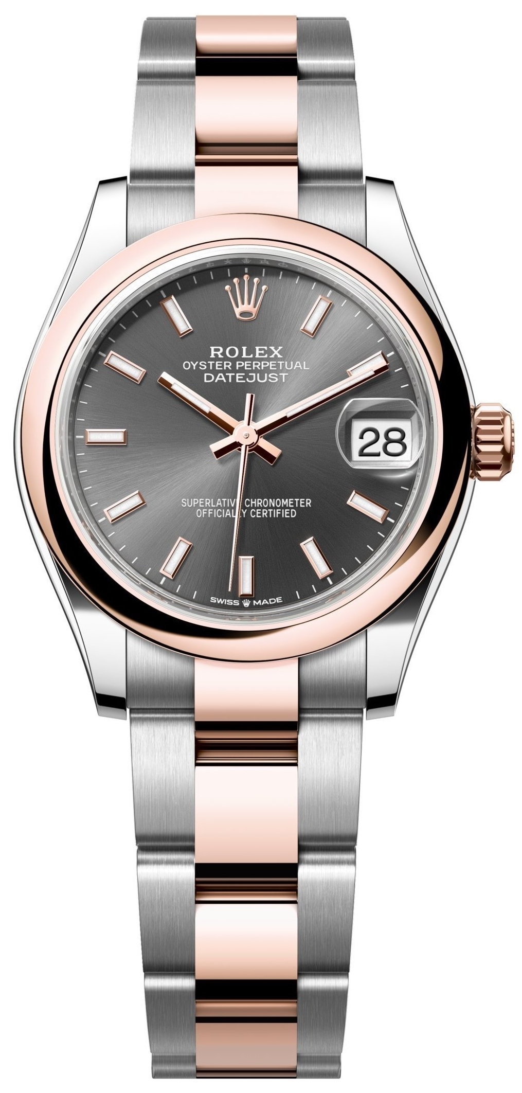Rolex Damklocka 278241-0017 Datejust 31 Grå/Stål Ø31 mm