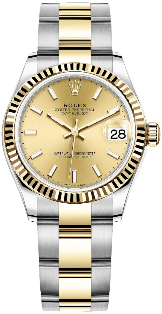 Rolex Damklocka 278273-0013 Datejust 31 Guld/18 karat gult guld Ø31 - Rolex