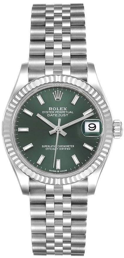 Rolex Damklocka 278274-0018 Datejust 31 Grön/Stål Ø31 mm - Rolex