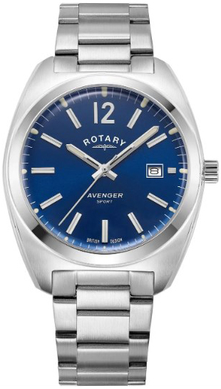 Rotary Damklocka GB05480/05 Avenger Blå/Stål Ø38 mm - Rotary