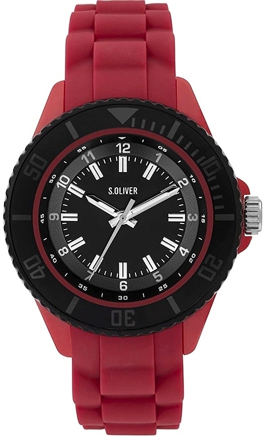 s.Oliver SO-3919-PQ S.Oliver Classic Svart/Plast Ø36 mm - s.Oliver