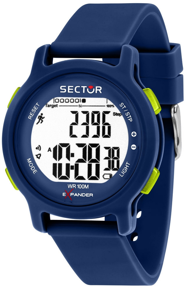 Sector Herrklocka R3251191002 Ex-27 LCD/Gummi &Oslash;43 mm