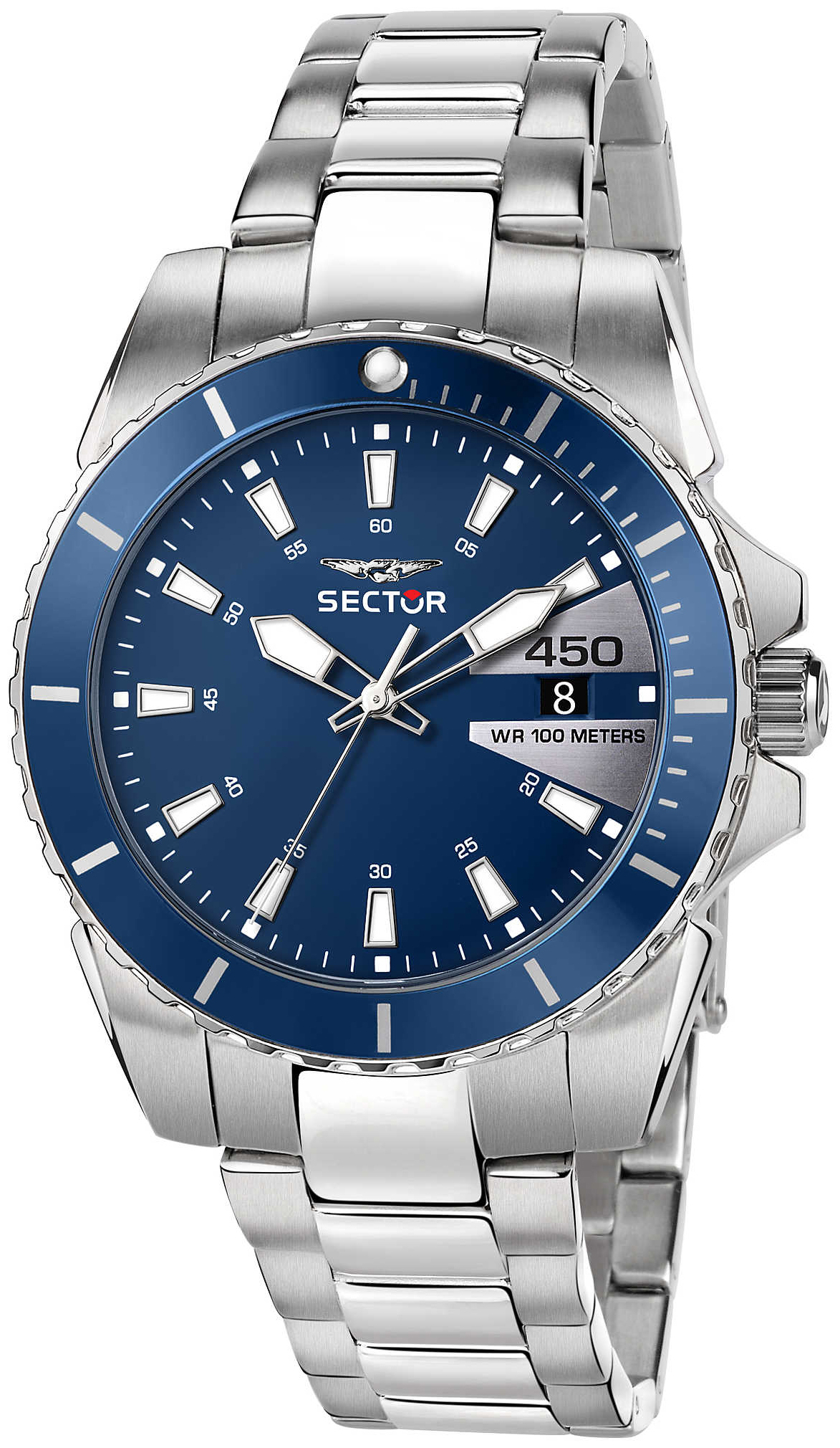 Sector 450 Herrklocka R3253276008 Blå/Stål Ø41 mm - Sector