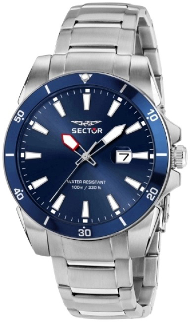 Sector 450 Herrklocka R3253276012 Bl&aring;/St&aring;l &Oslash;41 mm