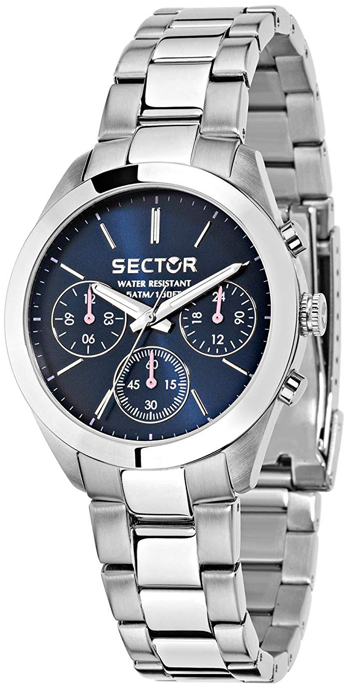 Sector Damklocka R3253588501 Blå/Stål Ø36 mm