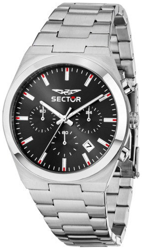 Sector Herrklocka R3273301001 C-300 Svart/St&aring;l &Oslash;42 mm