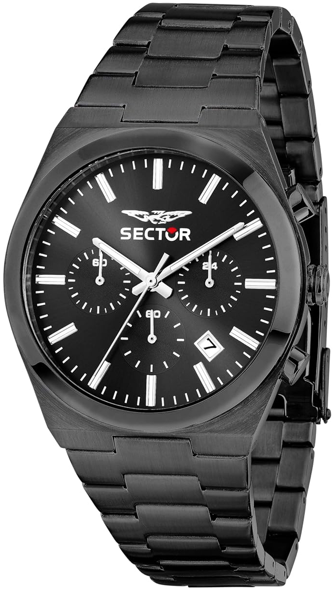 Sector Herrklocka R3273301005 C-300 Svart/St&aring;l &Oslash;42 mm