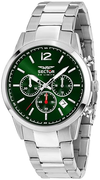 Sector 660 Herrklocka R3273617003 Gr&ouml;n/St&aring;l &Oslash;41 mm