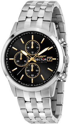 Sector 660 Herrklocka R3273617004 Svart/St&aring;l &Oslash;41 mm